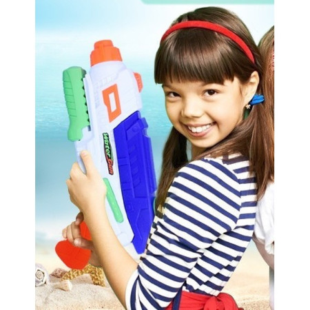 Pistol cu Apa pentru Copii, Rezervor, Pentru Piscina/Plaja, Cyrax, 6ani+,  Multicolor, 600ML