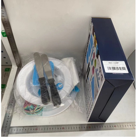 Set 80 Piese Ustensile pentru Ornare Prajituri, Cyrax, din Plastic si Otel Inoxidabil, Forme Briose, Multicolor