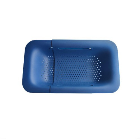 Cos pentru Scurgere Chiuveta de Bucatarie, Cyrax, Plastic, Telescopic, 36x20x5 cm, Albastru