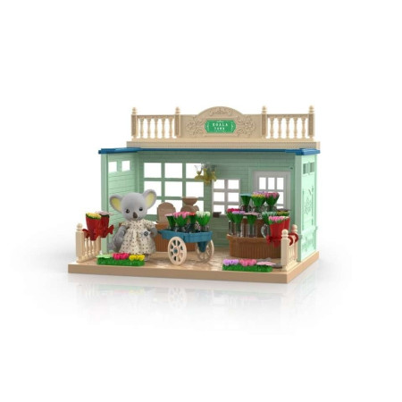 Cyrax Casa de papusi, magazin cu flori, cu mobilier si figurine