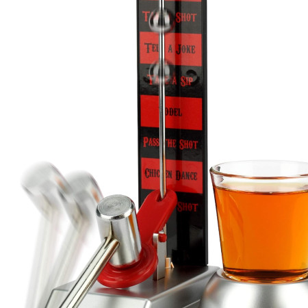 Joc de baut Hammershot cu Pahar Shot Cyrax, 22 cm, Material Sticla, Plastic, Fier, Multicolor