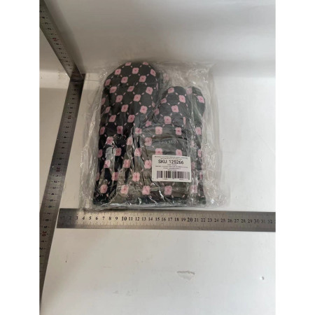 Set 2 manusi cuptor Cyrax, manusa de bucatarie,  rezistenta 330 grade, textil si cauciuc, 26.5x18 cm, verde