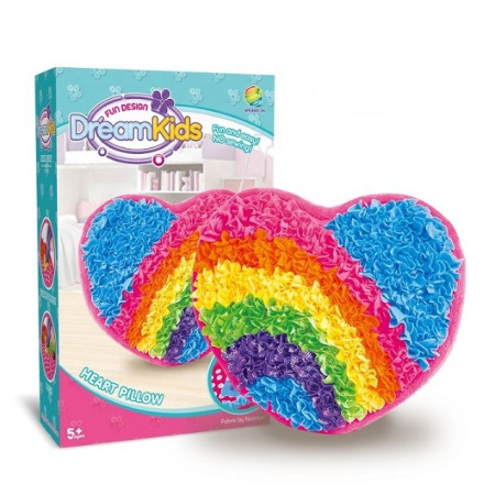 Cyrax Set creatie perna pentru copii, Dream Kids, Inima