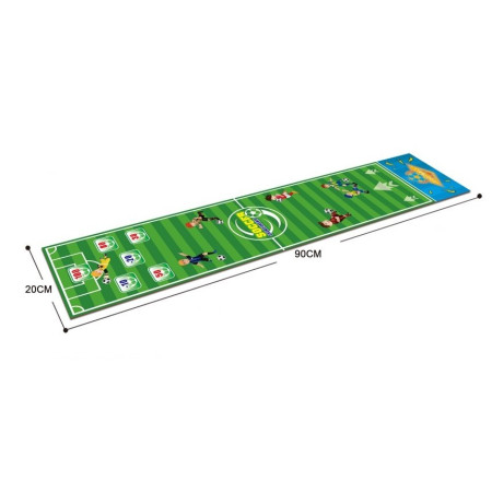 Joc Interactiv, Cyrax, Covor de Fotbal 90 x 20 cm, 1-4 Jucatori, +5 Ani, 6 Mingi Incluse, Verde