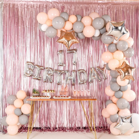 Balon din Folie Metalizata, Cyrax, Figurina Cifra, Tema Aniversare 100 cm, Ambalaj Individual, Pai inclus, Umflare cu Aer sau Heliu, Argintiu, Cifra 7