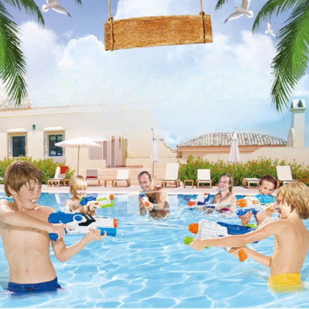 Pistol cu Apa pentru Copii, Rezervor, Pentru Piscina/Plaja, Cyrax, 6ani+,  Multicolor, 600ML