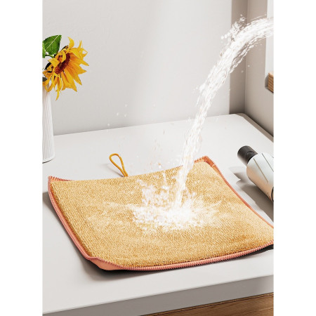 Husa Depozitare Umbrela,  Impermeabila, Interior Microfibra, cu Fermoar, 28 x 12 cm, Negru/Portocaliu