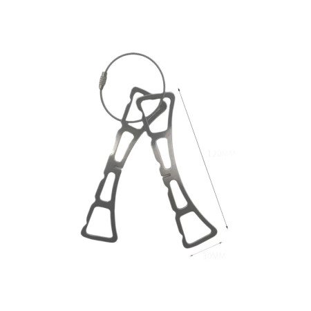 Suport pentru Gatit la Abur, Cyrax, din Otel Inoxidabil, 12 x 3 cm, Argintiu