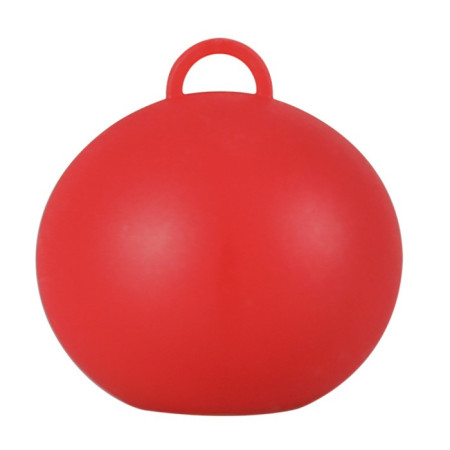 Greutate pentru Baloane, Cyrax, Accesoriu Petrecere, 5.5x5.5 cm, 120 g, Rosu