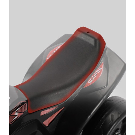 Motocicletă Electrică cu 3 Roti, Cyrax, Acumulator Încarcare, Anti-Rasturnare, Lumini, Sunete, Off-Road, Baterie 6V 4.5Ah, 66x34x43cm, Rosu