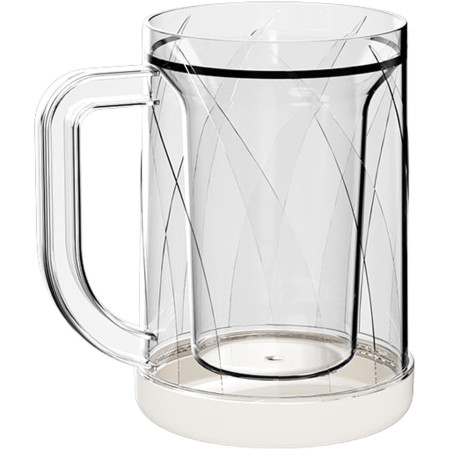 Cana Frigorifica cu Gheata, Cyrax, 14.2 x 10.4 x 14.7 cm, Plastic, 800 ml, Transparent