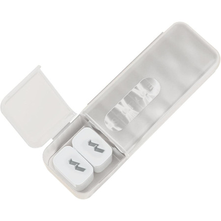 Cutie Organizatoare pentru Cabluri,  din Plastic, 28 x 9 x 6 cm, Alb