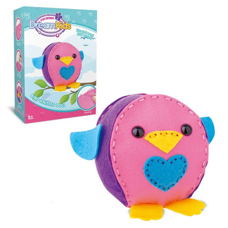 Cyrax Set creatie perna pentru copii Model 2, Dream Kids, Pasare