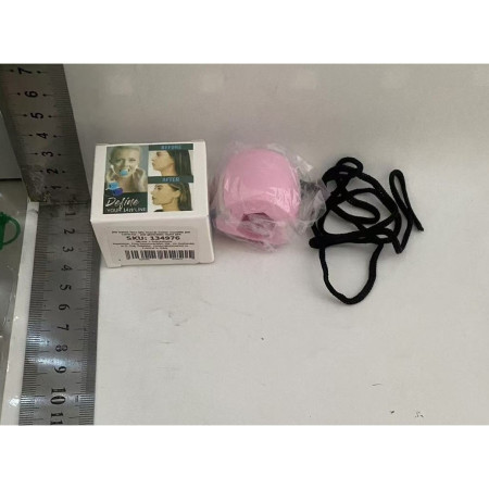 Dispozitiv de Tonifiere Faciala,  din Silicon, Corectare Mandibula/Maxilar, Roz