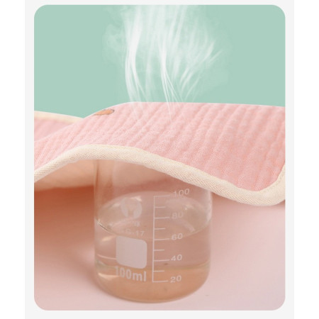 Prosop Absorbant, Cyrax, din Bumbac, 25 x 25 cm, Model Cirese, cu Agatatoare, Roz