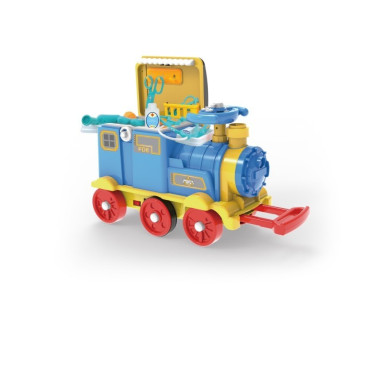 Cyrax Jucarie locomotiva cu telecomanda si set prim ajutor,Jucarie locomotiva cu telecomanda si set prim ajutor