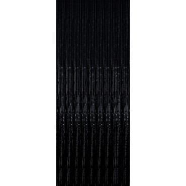 Perdea Franjurata, Cyrax, Model Decor Petrecere, pentru Fundal de Poze, Amenajare Colorata a Petrecerii, Dimensiune 100x200 cm, Negru