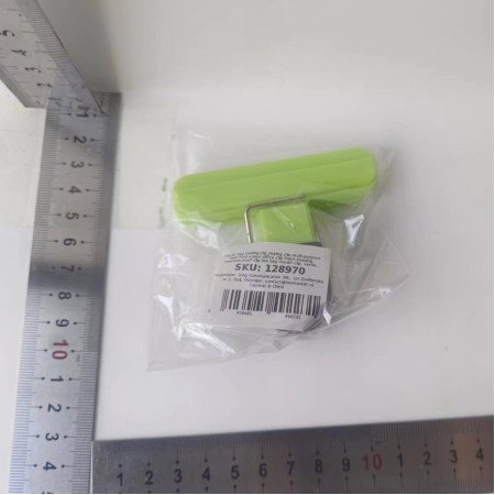 Cleste Multifunctional pentru Sigilarea Pungilor, Cyrax, din Plastic, Mentine Alimentele Proaspete, 7x6.5 cm, Verde