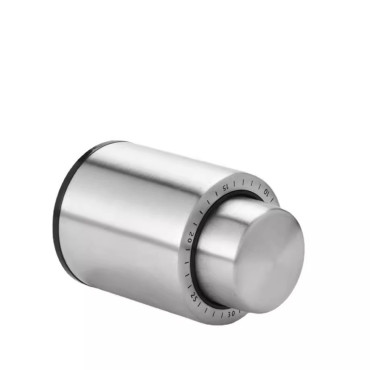 Dop de Etansare a Sticlei de Sampanie, Cyrax, Data Etansare, Reutilizabil, Usor de Depozitat si Folosit, 4.5 x 4.5 x 8 cm, Gri