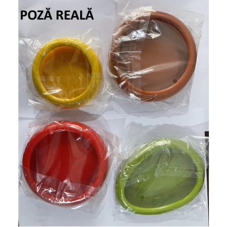 Set 4 Recipiente pentru Pastrarea Proaspata a Legumelor, Cyrax, Cutii Portabile Sigilate Anti-oxidare, 4 Forme Diferite pentru Legume sau Fructe, Culori diferite