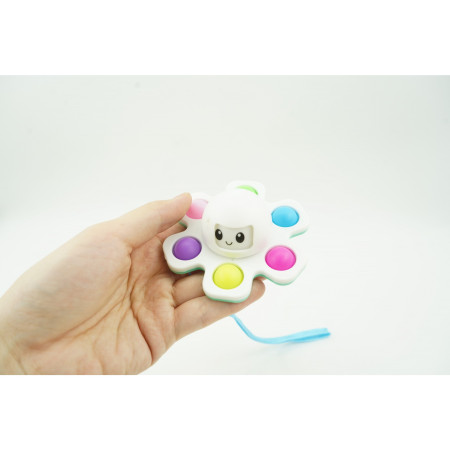 Jucarie Pop It, Cyrax, Fidget Toy, antistres, senzoriala,Alb