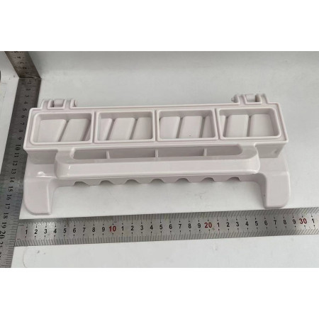 Presa pentru Carne, Cyrax, pentru Kebab, cu Maner, din ABS, 29 x 7.5 x 2.6 cm, Alb