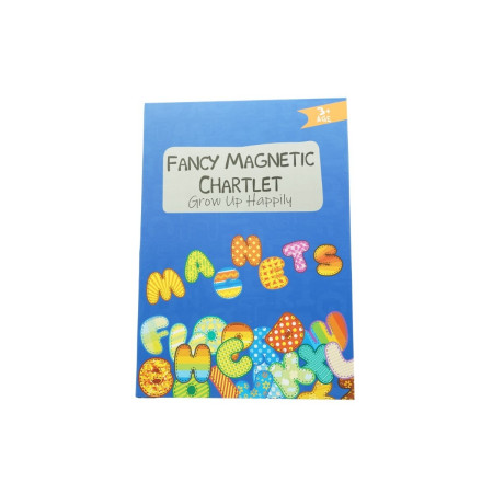 Cyrax Joc educativ magnetic tip carte, Fancy Magnetic Chartlet, 26 de piese, +3 ani, multicolor