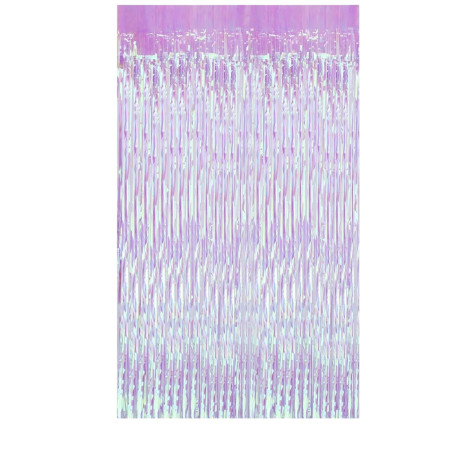 Perdea Franjurata, Cyrax, Model Decor Petrecere, pentru Fundal de Poze, Amenajare Colorata a Petrecerii, Dimensiune 100x200 cm, Roz