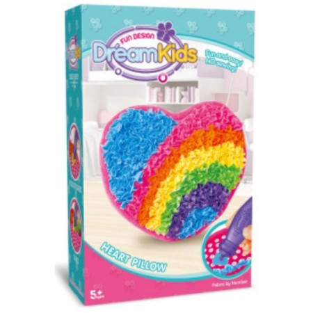 Cyrax Set creatie perna pentru copii, Dream Kids, Inima