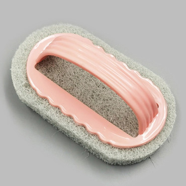 Perie Burete de curatat cu maner,  perie pentru gresie, baie, Bucatarie Roz