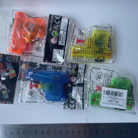 Set 4 Mini Pistoale cu ​​Apa, Cyrax, Jucarii de Vara, pentru Copii, 4 Culori Transparente Random