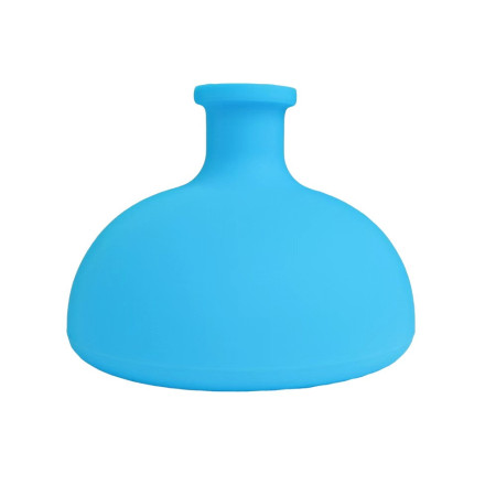 Dispozitiv Terapeutic Sputa, Cyrax, Cupa pentru Terapie Toracica, Dispozitiv de Eructare, pentru Sugari si Copii, 7.5 x 6 cm, din Silicon, Albastru