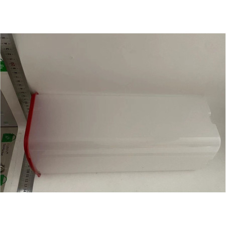 Cutie Depozitare Paine, Cyrax, din Plastic, 34 x 13 cm, Pastreaza Prospetimea, Capac Rosu