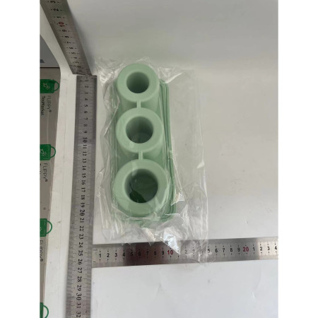 Forma pentru Gheata, Cyrax, din Silicon, cuburi de gheata, forme rotunde, inghetare rapida, 20.7 x 8.4 x 6.5 cm Verde