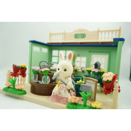 Cyrax Casa de papusi, magazin cu flori, cu mobilier si figurine