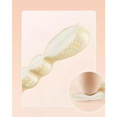 Set 2 Branturi cu Pernute pentru Calcai,  Suport Interior pentru Incaltaminte, Marime Universala, Aderent pe Piele, Crem