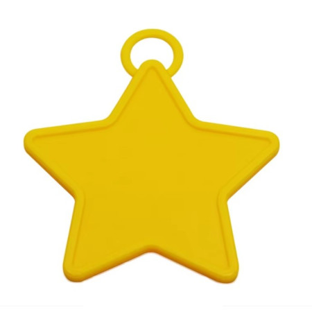 Set 4 Greutati pentru Baloanele cu Heliu, Cyrax, 32 grame, 8 grame Fiecare, Plastic, Forma Stelute, Multicolor