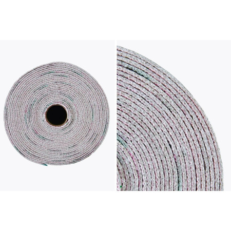 Rola Autoadeziva pentru Perete,  din Panza, 10 m, Rezistenta la Umezeala, 2.5 mm Grosime, Model Texturat, Verde Deschis