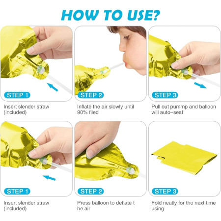 Balon din Folie Metalizata Cyrax, Figurina Cifra, Tema Aniversare 100 cm, Ambalaj Individual, Pai inclus, Umflare cu Aer sau Heliu, Auriu, Cifra 0