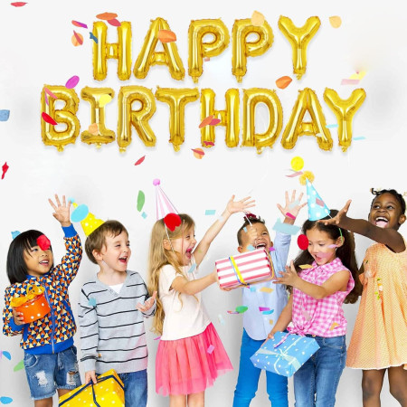 Balon Folie Metalizata Litera H, Cyrax, 80 cm, Umflati cu Heliu sau Aer, Ambalaj Individual, Pai inclus, Auriu