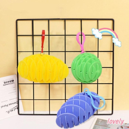 Jucarie Worm Fidget de Decompresie, Cyrax, Anti Stres, Dimensiune Compacta 6 cm, Dimensiune Extinsa 15.5 cm, Albastru eschis