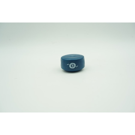 Cyrax Set inteligent de blocuri magnetice pentru copii, 7 piese, cutie depozitare, robotel, albastru