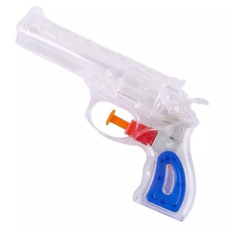 Pistol cu Apa, Cyrax, pentru Copii, din Plastic, 16 x 5 x 2 cm, Transparent/Albastru