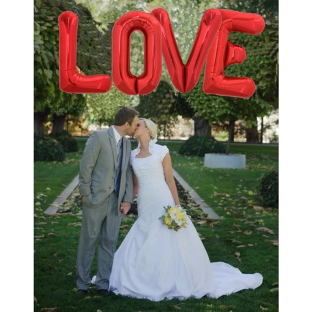 Balon Folie Metalizata Litera V, Cyrax, 40 cm, Umflati cu Heliu sau Aer, Ambalaj Individual, Pai inclus, Rosu