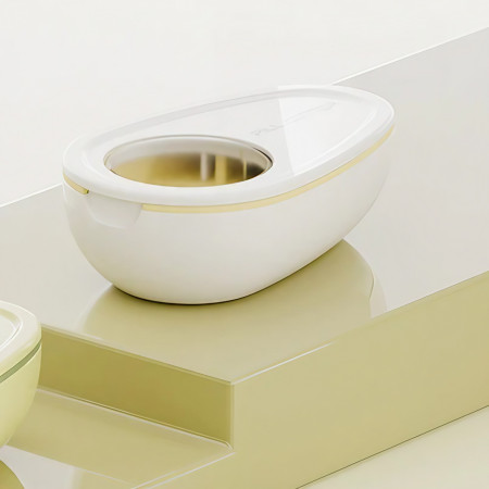 Cutie Taiat Pastile si Depozitare Medicamente,  Alba, 8x5x2.65 cm, Compacta si Portabila, Ideala Pentru Calatorii