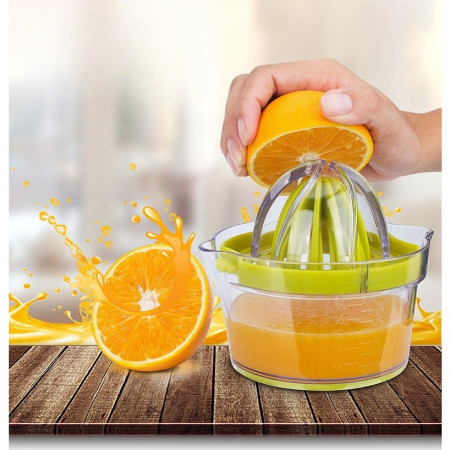 Storcator de Fructe 2 in 1, Cyrax, cu Razatoare si Separator Ou, 14.8 x 8 x 13 cm, Verde