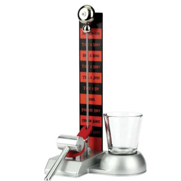 Joc de baut Hammershot cu Pahar Shot Cyrax, 22 cm, Material Sticla, Plastic, Fier, Multicolor