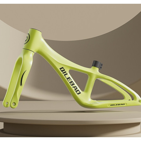 Bicicleta pentru Copii, Cyrax, Fara Pedale, Pentru 2-6 Ani, 2 Roti Silentioase, Sa Reglabila 43 - 58 cm, din Plastic si Fibra de Sticla, 88 x 56 x 43 cm, Verde