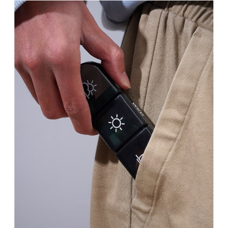 Cutie Depozitare Medicamente,  7 Zile, 21 Compartimente, Cutie Suport, Recipiente Detasabile, Portabila, Negru, 15.6x12 cm