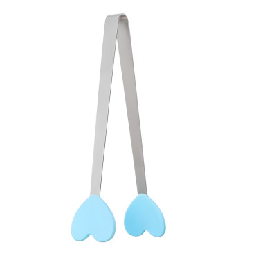 Cleste Creativ pentru Mancare, Cyrax, Model Inimioare din Silicon, 14.5x3 cm, Rezistent la Temperaturi Inalte si Coroziune, Albastru